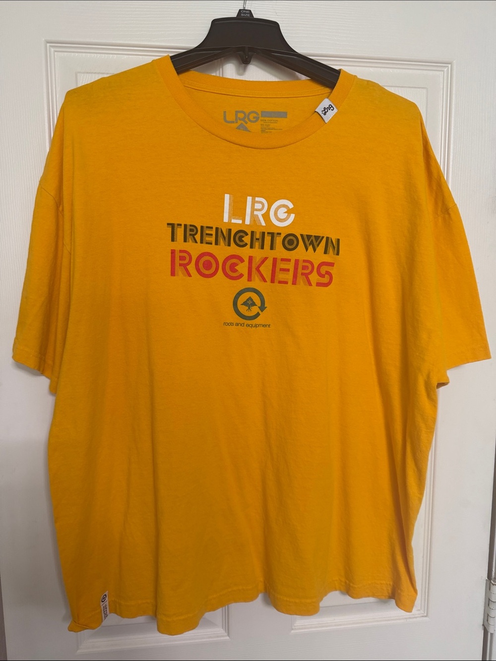 LRG Yellow TrenchTown Rockers Graphic Tee